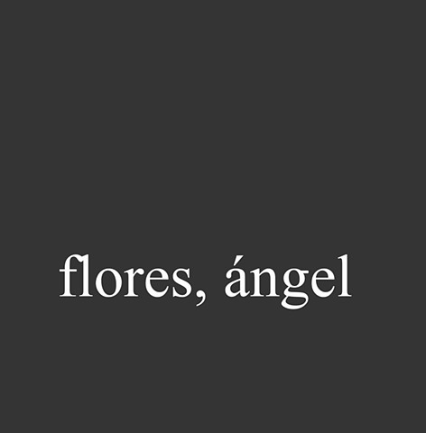 Flores, Ángel