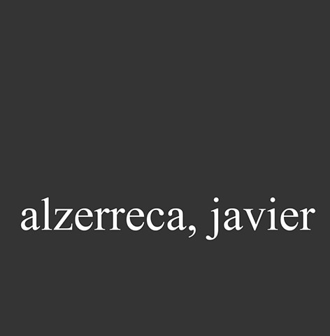 Alzerreca, Javier
