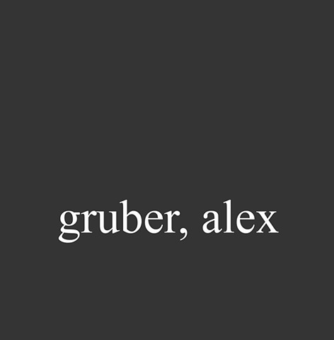 Gruber, Alex
