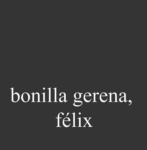 Bonilla Gerena, Félix