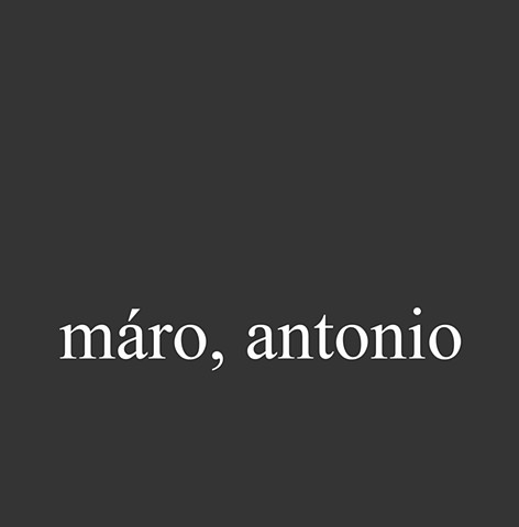 Máro, Antonio