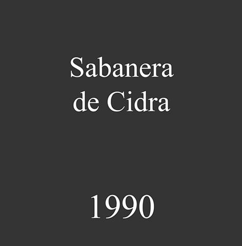 Sabanera de Cidra. 1990