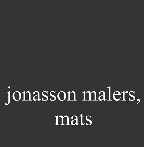 Jonasson Malers, Mats