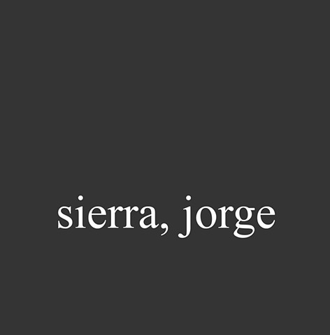 Sierra, Jorge