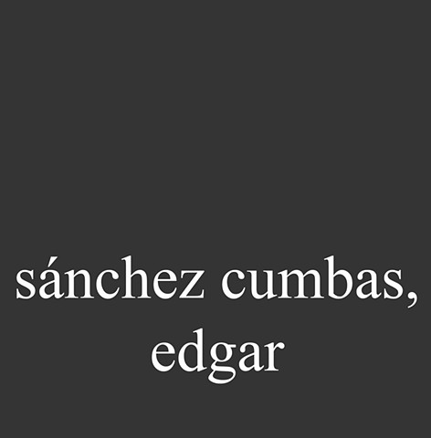 Sánchez Cumbas, Edgar