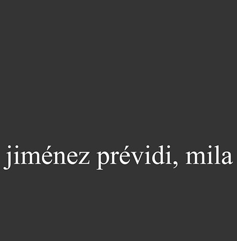 Jiménez Prévidi, Mila  