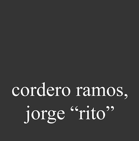 Cordero Ramos, Jorge "Rito"