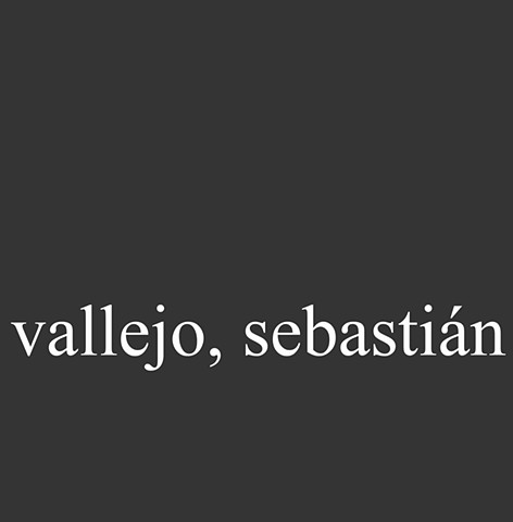 Vallejo, Sebastián