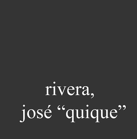 Rivera, José "Quique"