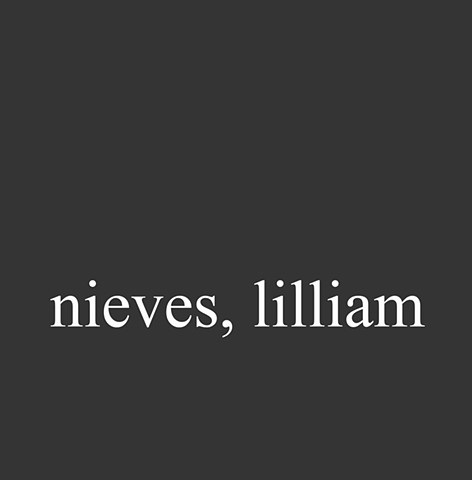 Nieves, Lilliam