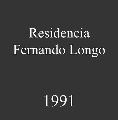 Residencia Fernando Longo. 1991