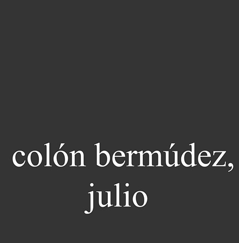 Colón Bermúdez, Julio