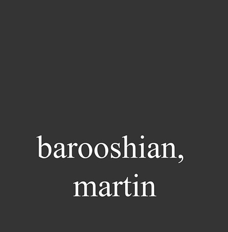 Barooshian, Martin