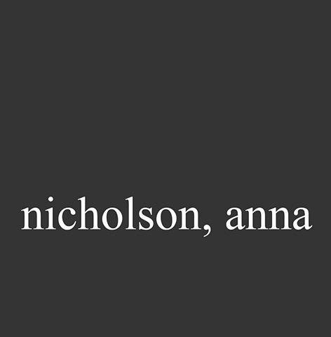 Nicholson, Anna