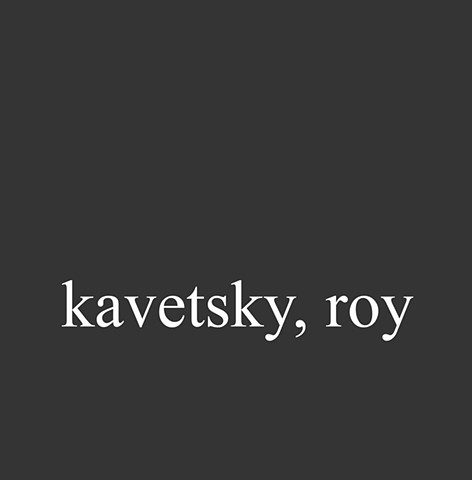 Kavetsky, Roy