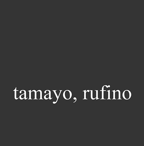 Tamayo, Rufino