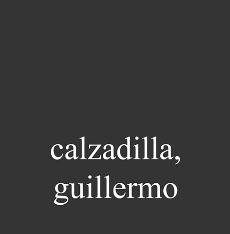Calzadilla, Guillermo