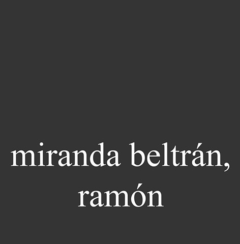 Miranda Beltrán, Ramón
