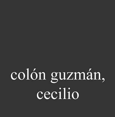 Colón Guzmán, Cecilio