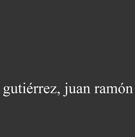 Gutiérrez, Juan Ramón (The Stencil Network)