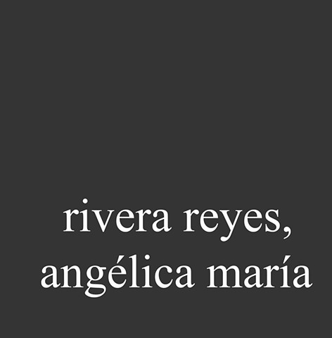 Rivera Reyes, Angelica María