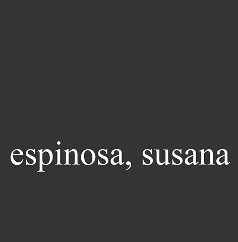 Espinosa, Susana