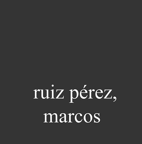 Ruíz Perez, Marcos