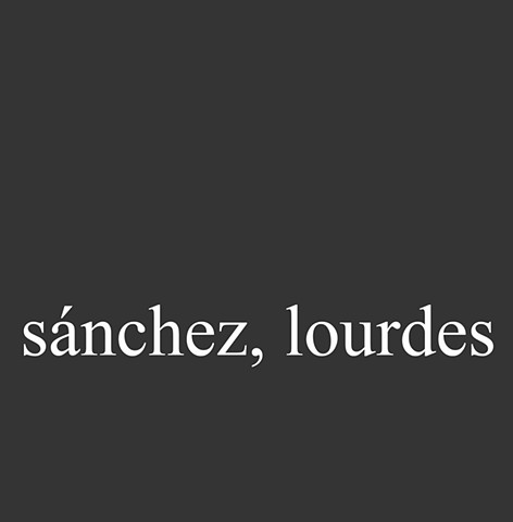 Sánchez, Lourdes