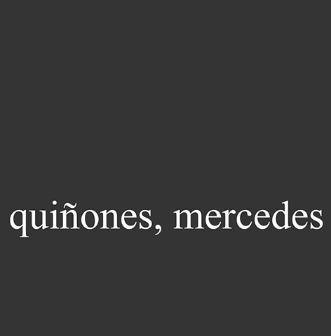 Quiñones, Mercedes