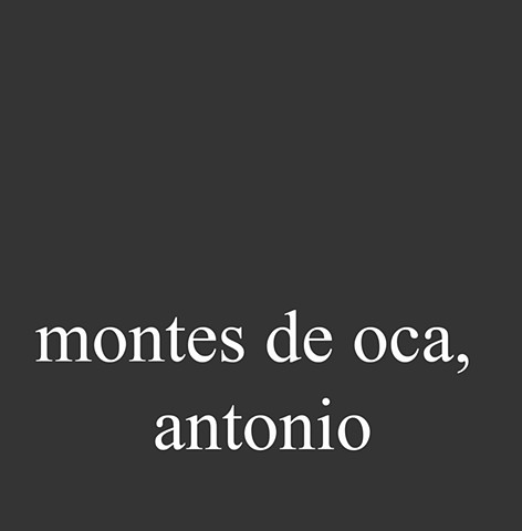 Montes de Oca, Antonio