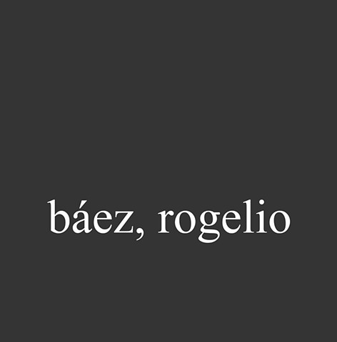 Báez, Rogelio