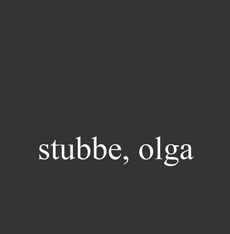Stubbe, Olga