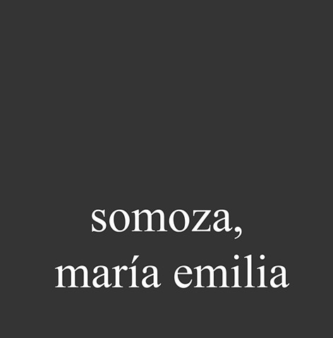 Somoza, María Emilia