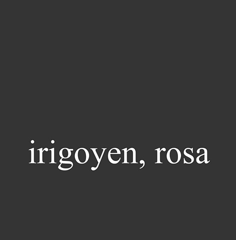 Irigoyen, Rosa