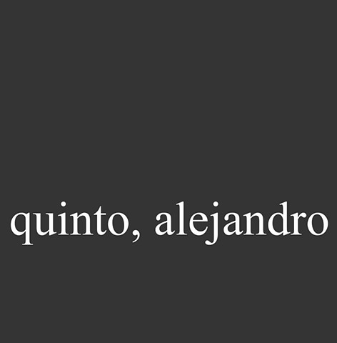 Quinto, Alejandro