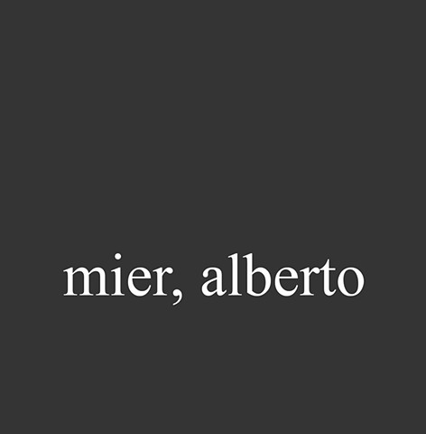 Mier, Alberto