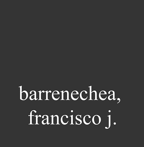 Barrenechea, Francisco J.