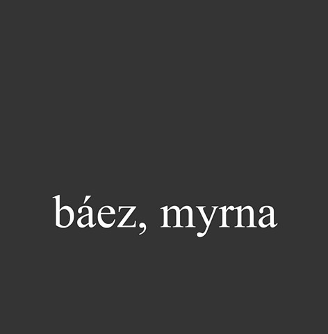 Báez, Myrna