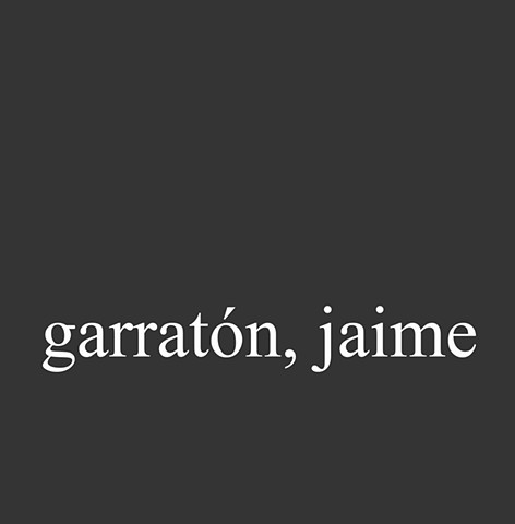 Garratón, Jaime