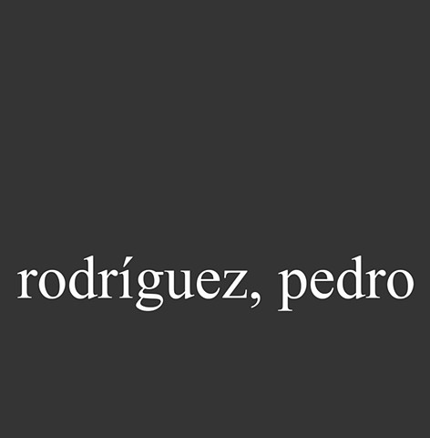 Rodríguez, Pedro