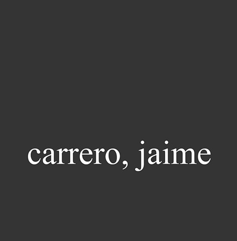 Carrero, Jaime