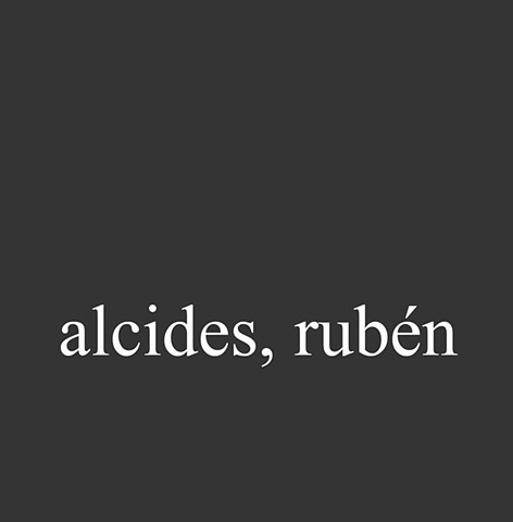 Alcides, Rubén