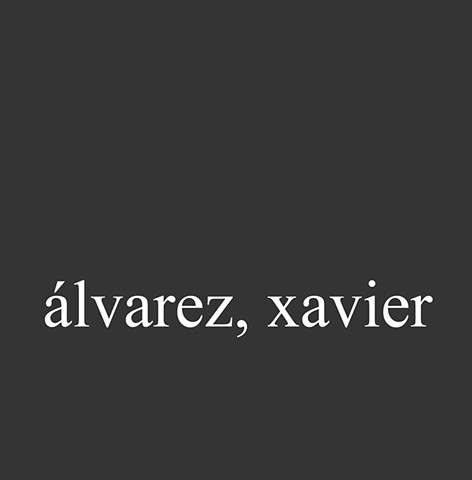 Álvarez, Xavier