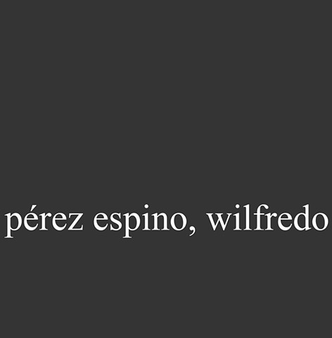 Pérez Espino, Wilfredo