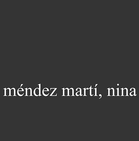 Méndez Martí, Nina 