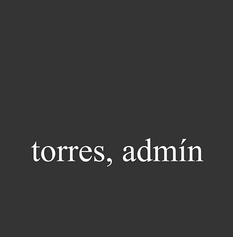 Torres, Admín