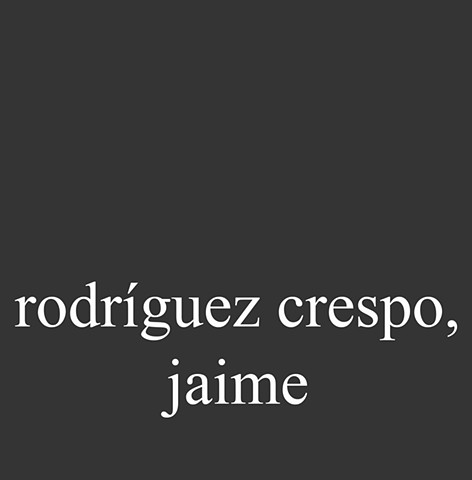 Rodríguez-Crespo, Jaime