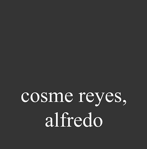 Cosme Reyes, Alfredo
