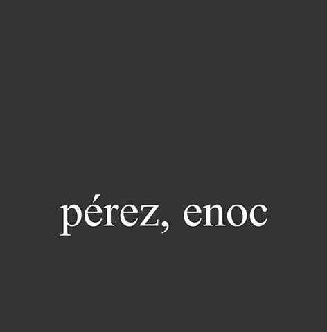 Pérez, Enoc