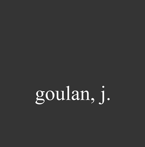Goulan, J.